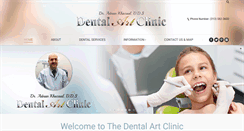 Desktop Screenshot of dentalartclinicusa.com